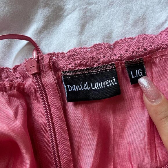 Pink Satin Princess Camisole - Picture 2 of 7